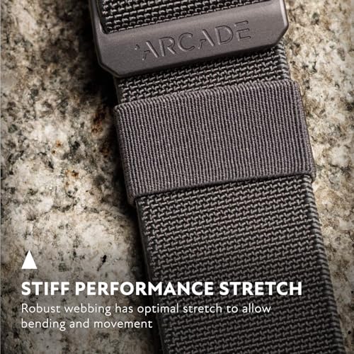 Arcade Belts Hardware Alu Utility Belt - Low-Profile Aluminum Buckle, Heavy Duty Work Belt, Stretch Webbing, Anti-Slip4