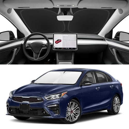 Image of Custom Fit Windshield Sun Shade for Kia Forte 2019-2024