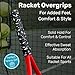 Get A Grip - Custom Tennis Racket Grip Tape - Anti-Slip/Quick-Drying Tennis Overgrips - Precut Badminton Racket Grip with Finishing Tape (Smash Hit Pack, 3 Grips (15% Discount))