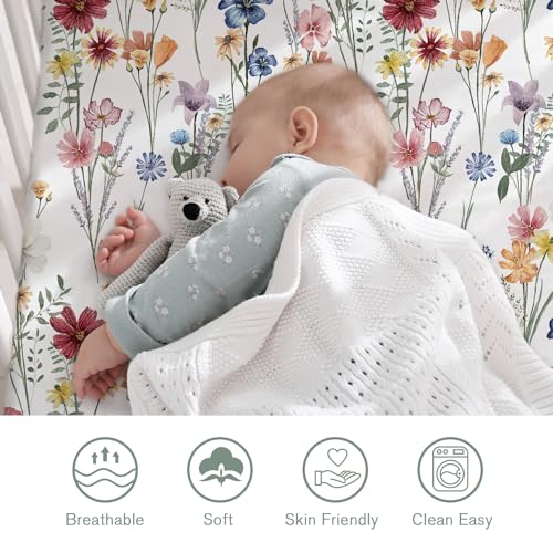 Little Grape Land CRIB SHEETS 4 Pack, Baby Crib Sheet Set thumb #5