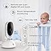 Motorola Comfort75 Video Baby Monitor - Infant Wireless Camera with Remote Pan, Digital Zoom, Temperature Sensor - 5 Inch LCD Color Screen Display with Two-Way Intercom, Night Vision - 1000ft Range