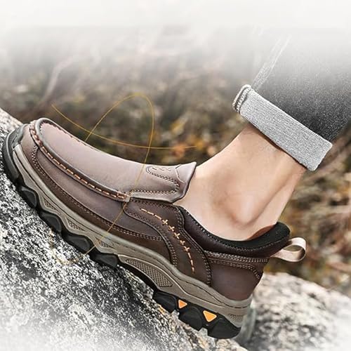 kuker Enjerr Orthopedic Shoes Men, 2025 New Men's Casual Orthopedic Arch Support Hands-Free Slip On Loafers, Comfortable Non-Slip4