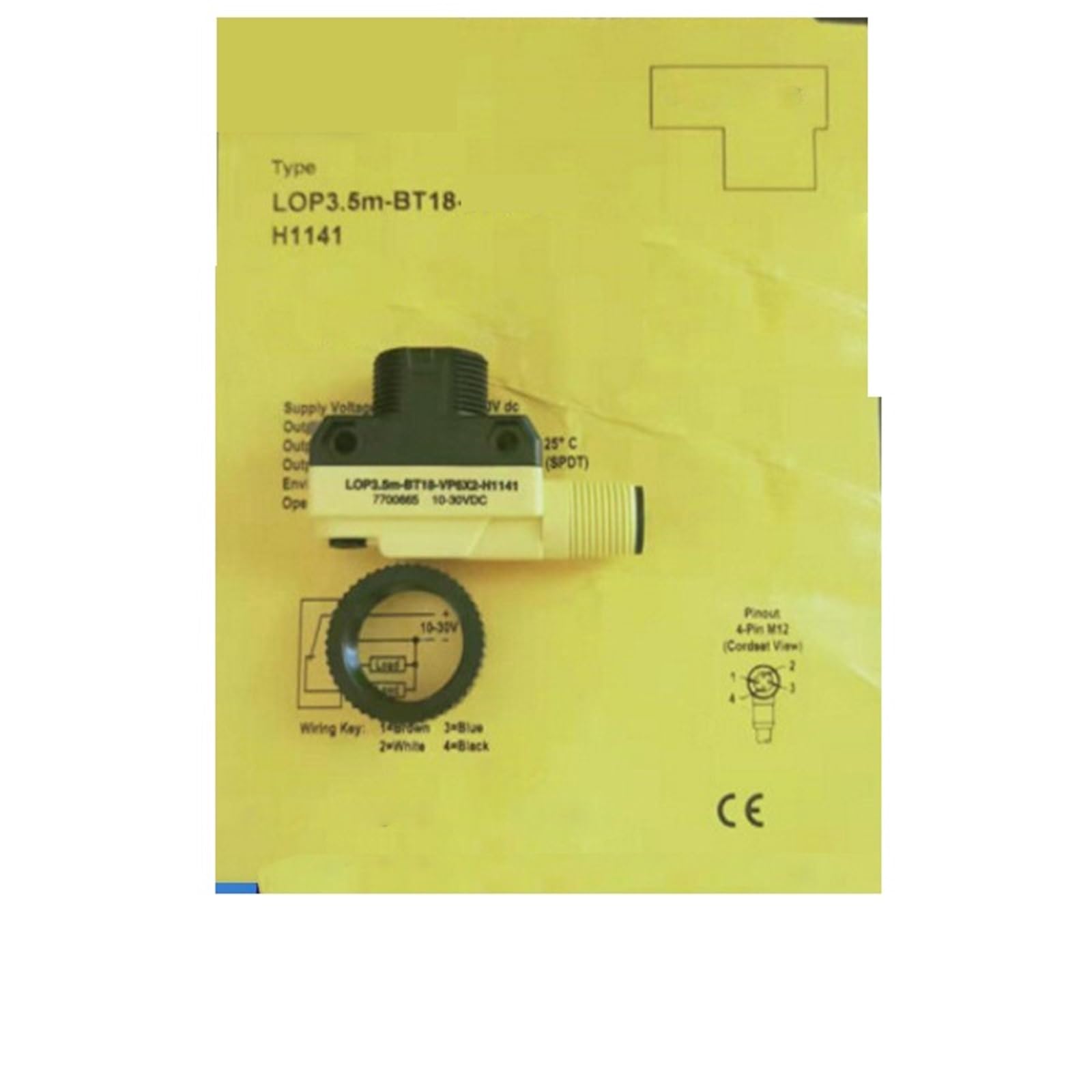 Photoelectric Switch Sensor, LOP3.5M-BT18-VP6X2