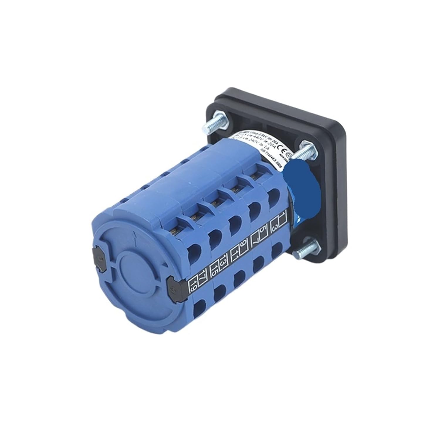 1pcs SZW26/LW26-20 5 Poles 20 Terminals 20A 660V 64X64/48X48 mm Control Circuit Knob Selection Cam Rotary Changeover Switch(0-5.5 48X48mm)
