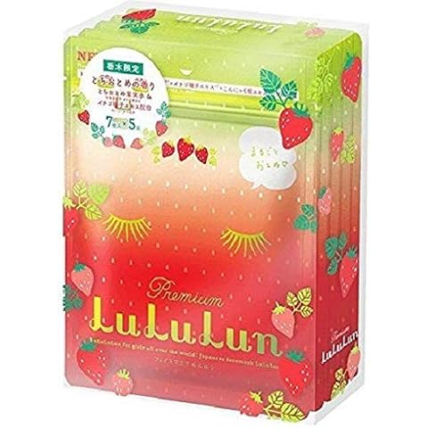 Lululun Premium Tochigi Mask (7 Sheets) per Pouch x 5 Cover