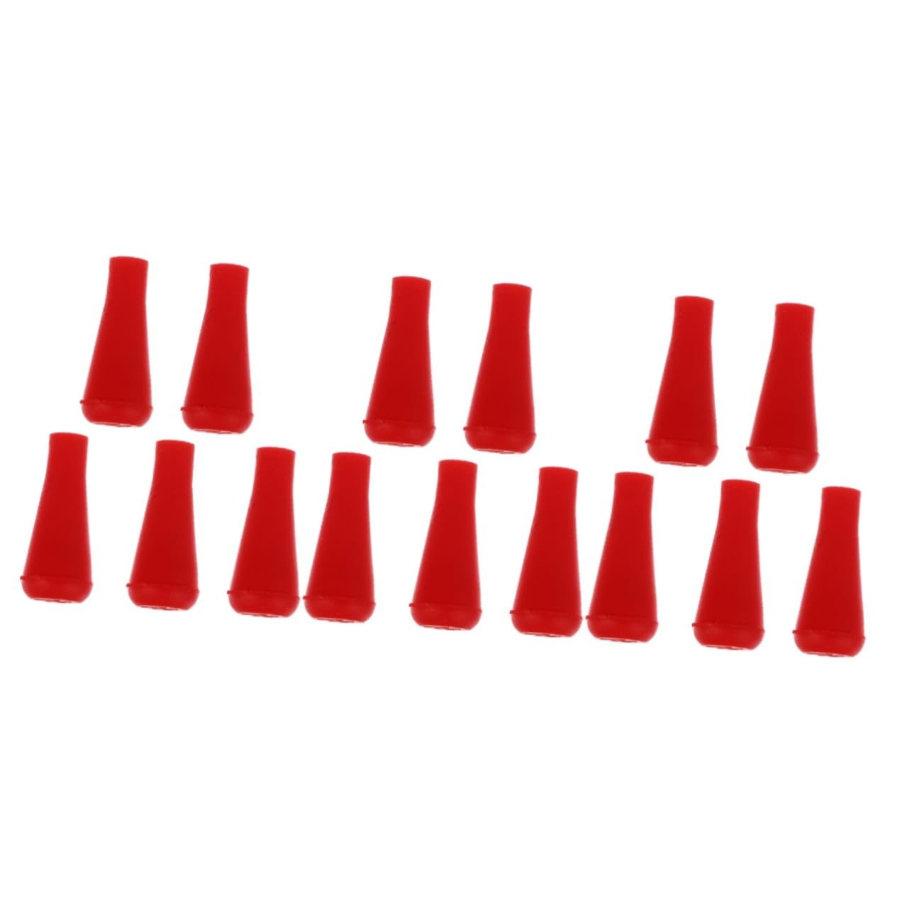 HANABASS 3sets Arrowhead Tips 6mm Rubber Safety Arrowhead for Practice Replacement for Wooden/Fiberglass/Carbon Bamboo Arrows 5pcs*3