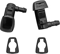 Vista 2 de 5182327AA - Boquillas de limpiaparabrisas prémium para Dodge Challenger/Charger 2011-2017 Chrysler 300 (2011-2023), boquilla de chorro de líquido