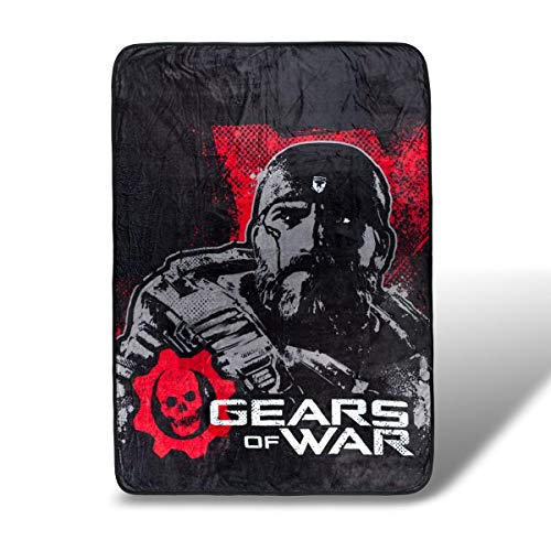 Gears of Wars Fleece Blanket | Licensed Gears of War Merchandise 45 x 60 Inches