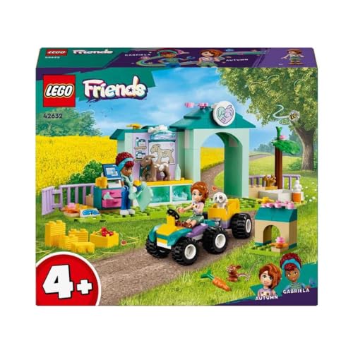 Image of LEGO Friends Farm Animal Vet Clinic Toy Veterinary Care Role Play 42632