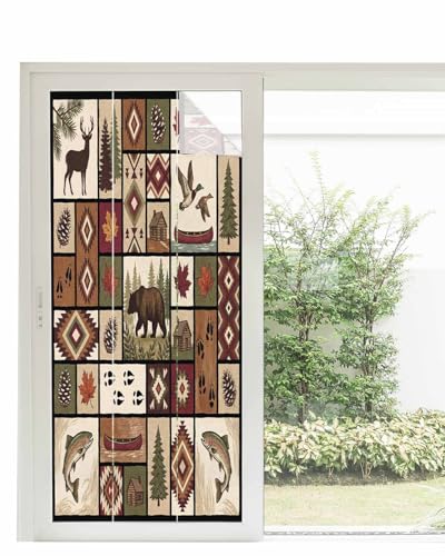 Película Decorativa para Ventanas 35.4×78.7 Brown miniatura 7