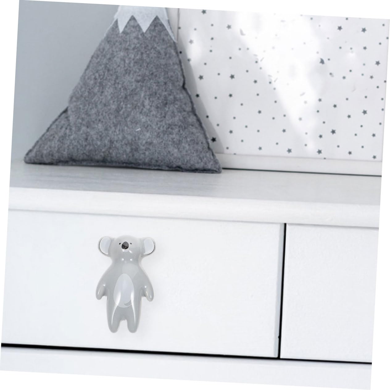 SHINEOFI Pomelli per Mobili in Ceramica e Lega, 8 Pezzi, Forma Animale, Decorativi e Facili da Installare, per Cameretta e Armadi