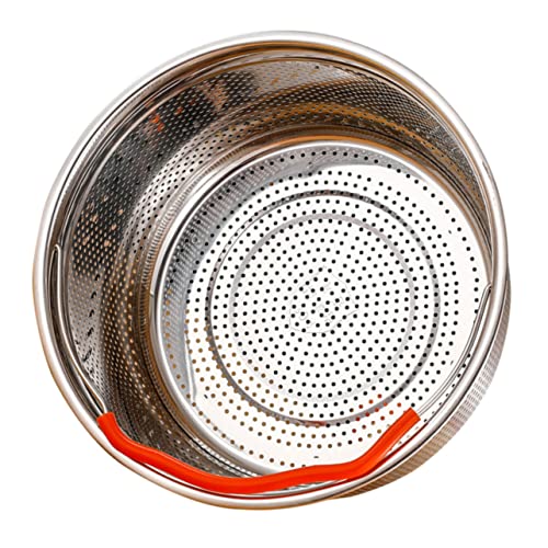 UKCOCO Cesta de Vapor Inoxidable con Olla Arrocera de Accesorio de Cocina Multifuncional Cocción de Arroz y Verduras