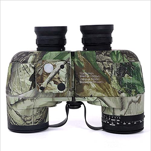 Jumelles 10x50 haute définition avec boussole camouflage et optique haute puissance