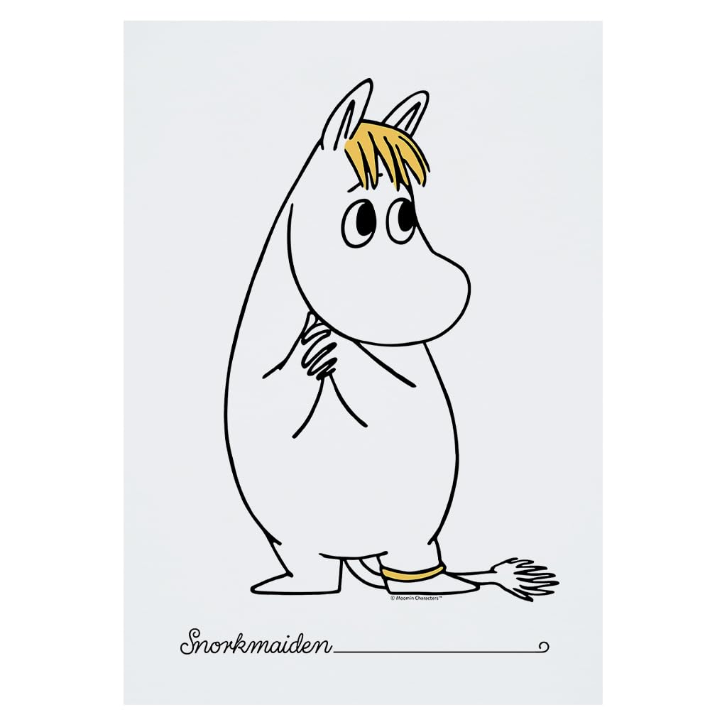 Póster de Snorkmaiden Moomin de formato vertical coleccionable 6