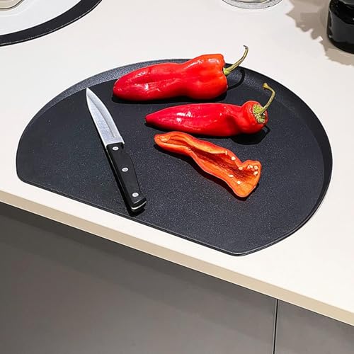 Tabla de cortar flexible semicircular para repostería en encimeras de cocina 4