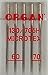 Produktbild Organ Nähmaschinennadeln Microtex 60 - 70er 130/705 H