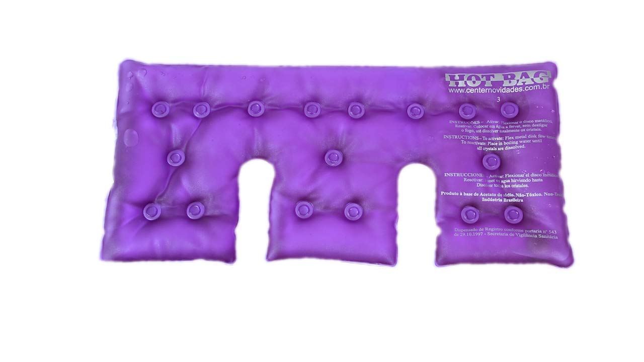 Almofada Térmica Calor Instantâneo Hot Bag (Roxa, nº 03)