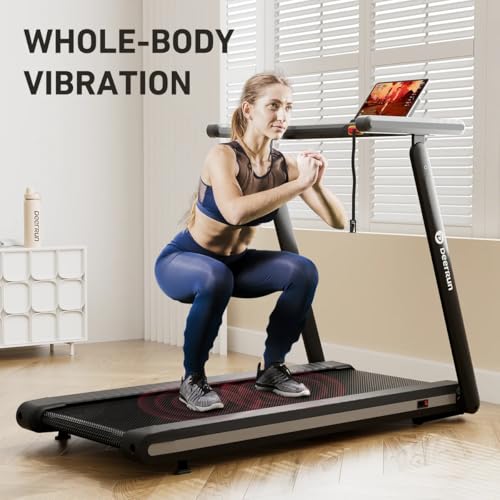 Image of DeerRun X20 Treadmills for Home, Foldable Treadmill with 15% Auto Incline, 400 lb Capacity Heavy Duty Running Machine, 3.5 HP, 0.6-11.3 MPH, Smart App Control, Shock Absorption
