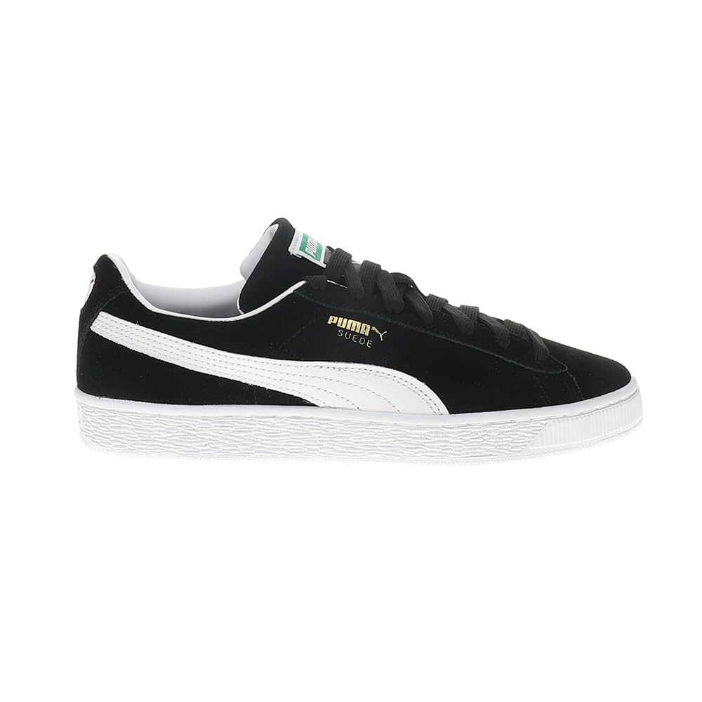 PUMA Mens Suede Classic Lace Up Sneakers Shoes Casual - Black 7 Black