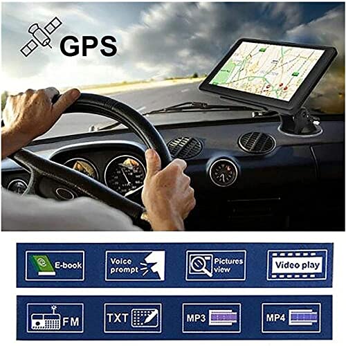 Sistema de navegação GPS de 7 polegadas com mapas do Canadá 2022 (atualizações gratuitas vitalícias)