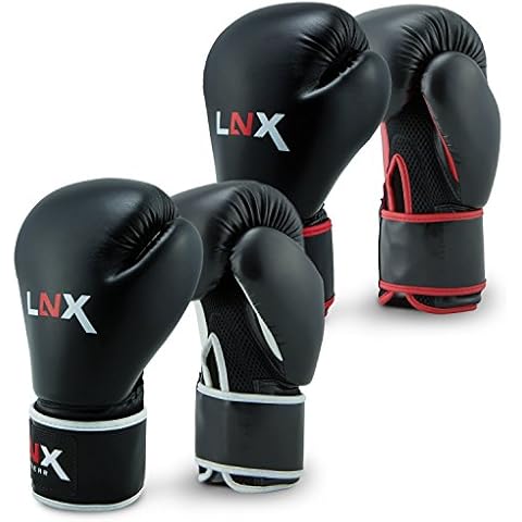 LNX Boxhandschuhe Pro Fight Evo schwarz/rot 10 Oz Cover