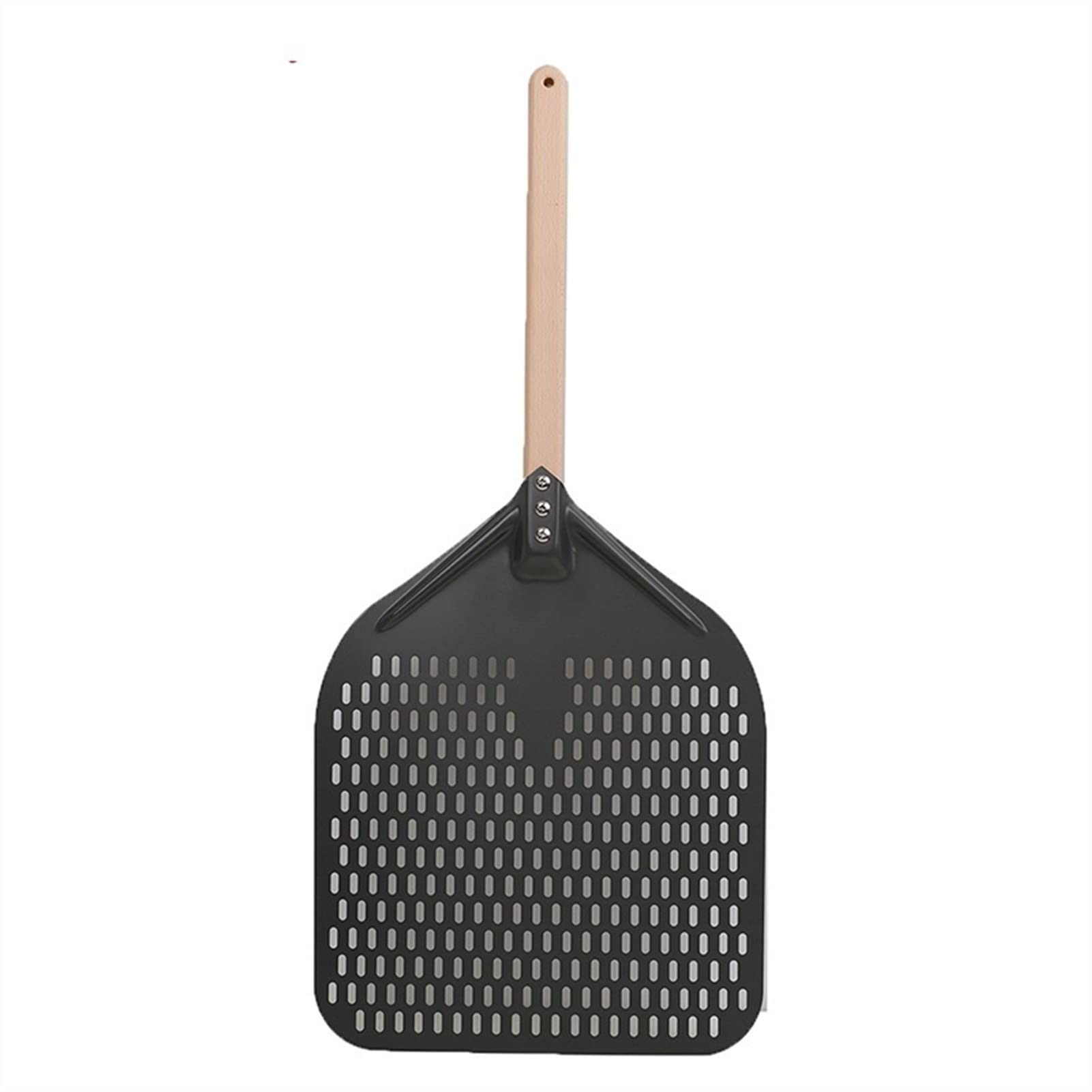 Espátula de Horno portátil de 12/14 Pulgadas Herramienta de repostería para Hornear en el hogar Mango de Madera Espátula de Pizza Pala de Pizza con Mango Largo (Color : E) (D)
