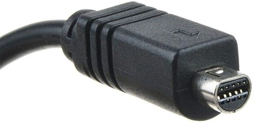 Miniatura 3 de ANTOBLE Cable S-Video RCA de 5 pies para videocámara Sony Handycam DCR-HC28/e DCR-SX85/v/e/l SX85/b/r y más modelos con conector de salida de 10