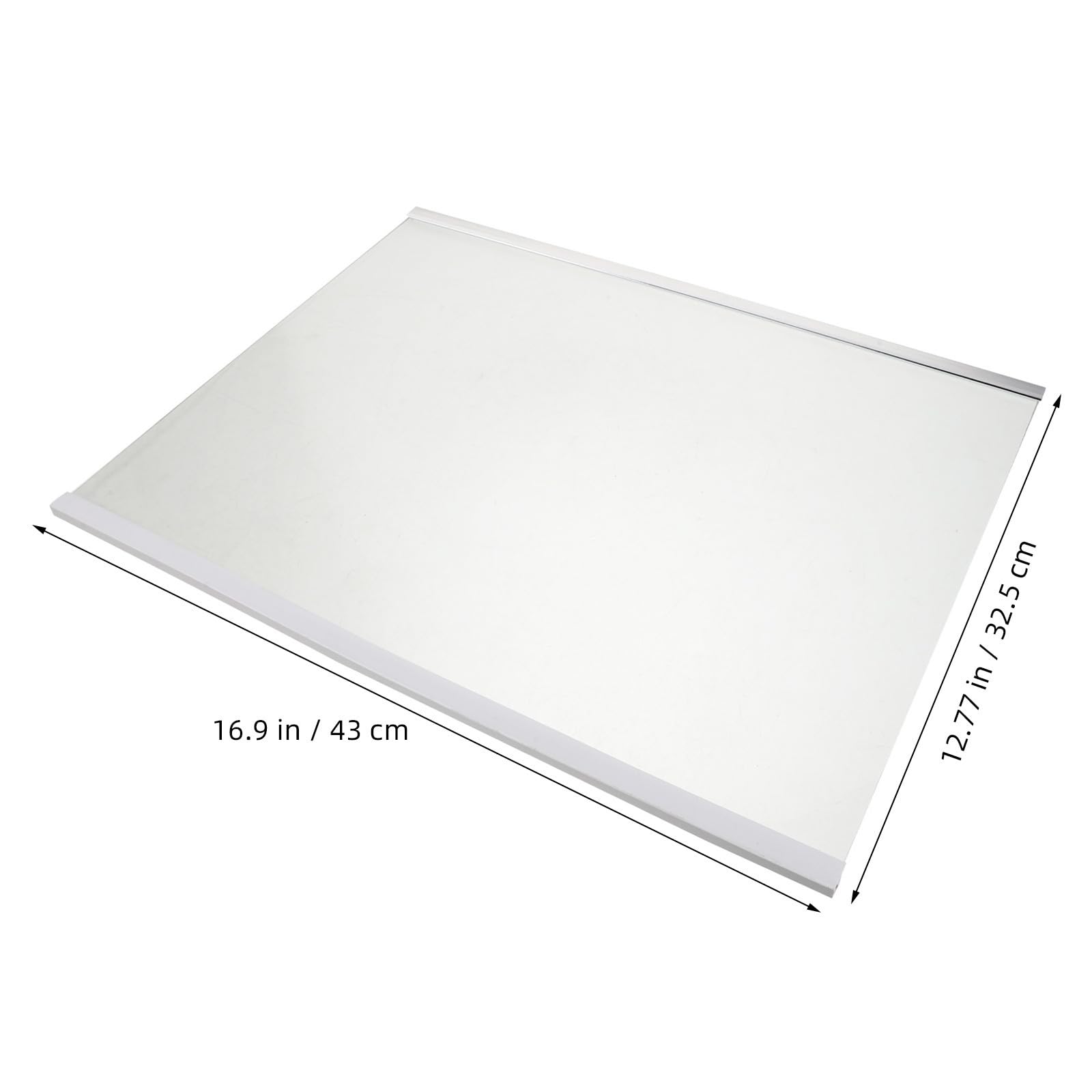 Kühlschrankablage aus Gehärtetem Glas, Transparente Trennwand für Küche