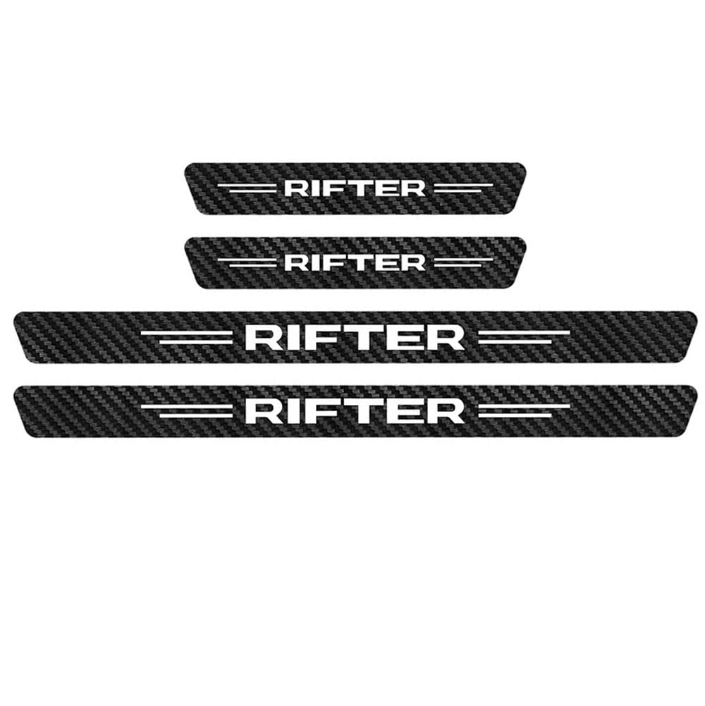 SDYAYFGE 4Pcs Kick Plates Car Door Sill Protector,for Peugeot Rifter