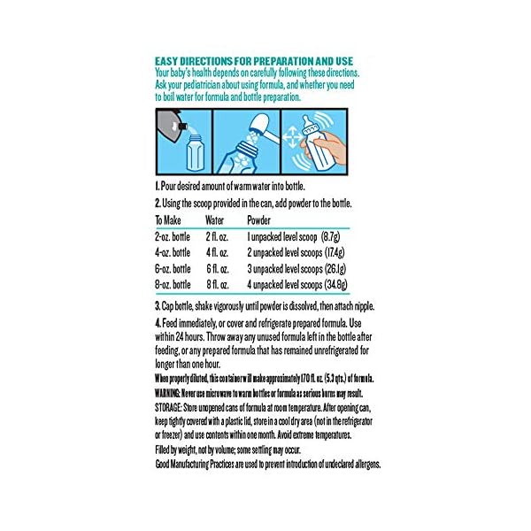 Earths-Best-Organic-Gentle-Infant-Powder-Formula-with-Iron-Easy-To-Digest-Proteins-21-oz Earth's Best Organic Baby Formula for Babies 0-12 Months, Powdered Milk-Based Gentle Formula with Iron and Easy to Digest Proteins, 21 oz Formula Container