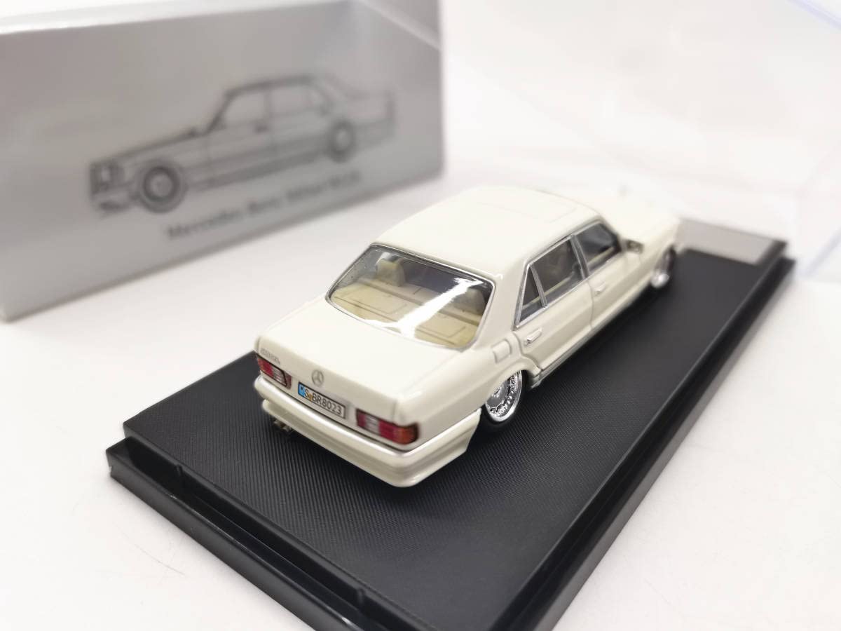 Amazon | Master 1/64 ベンツ S560 W126 560SEL 白12 | ミニカー・ダイ
