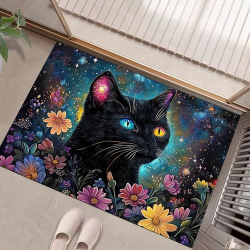Felpudo interior lavable con divertido diseño de tigre para la entrada de casa 3