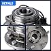 Autoround 515160 4WD Front Wheel Bearing and Hub Assembly Fit for 2014-2020 Chevrolet GMC Cadillac - Tahoe Sierra 1500 Yukon XL Escalade ESV Silverado 1500 XTS Suburban, 6-Lug w/ABS