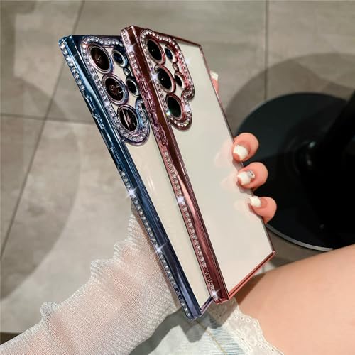 Coque pailletée Samsung S23 Ultra transparente pour soirée - 3
