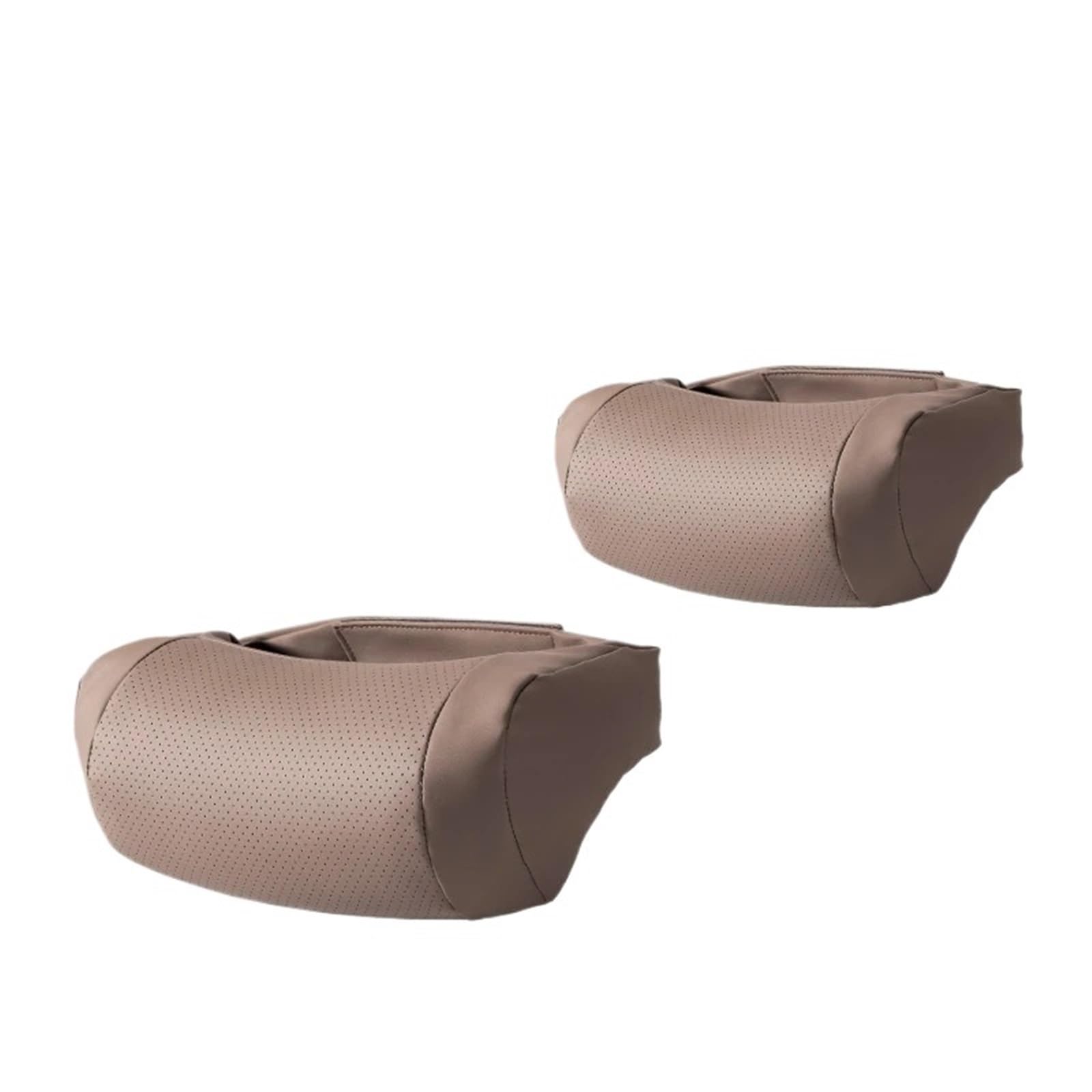 Car Pillow Almohada Cuero Soporte Cuello Coche Cojín Reposacabezas Asiento Coche Algodón PP Funda Protectora Universal Cabeza Interior Lumbar Supports Cushion(A1)