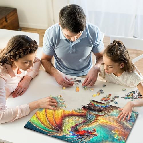 Rompecabezas de 1000 piezas de criaturas míticas: un desafiante reto mental de 38x26 cm 6