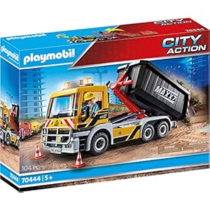 PLAYMOBIL City Action 70444 Camión Construcción, A Partir de 5 Años