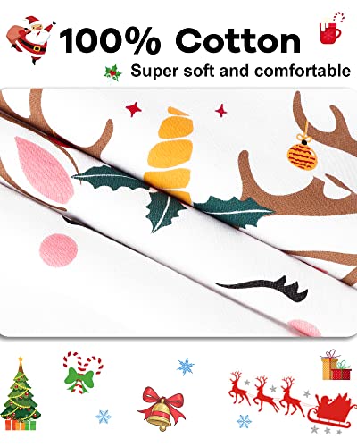 Image of DAUGHTER QUEEN Boys & Girls 100% Cotton Halloween & Christmas PJS 18M-12Y