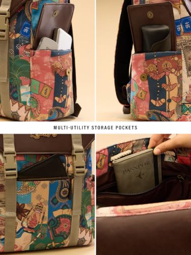 Image of The Souled Store TSS Originals: Musafir 2.0 Backpack | Durable Canvas 22L Water Repellent Rucksack with 16 inch Laptop & 11 inch iPad Sleeves for Men & Women