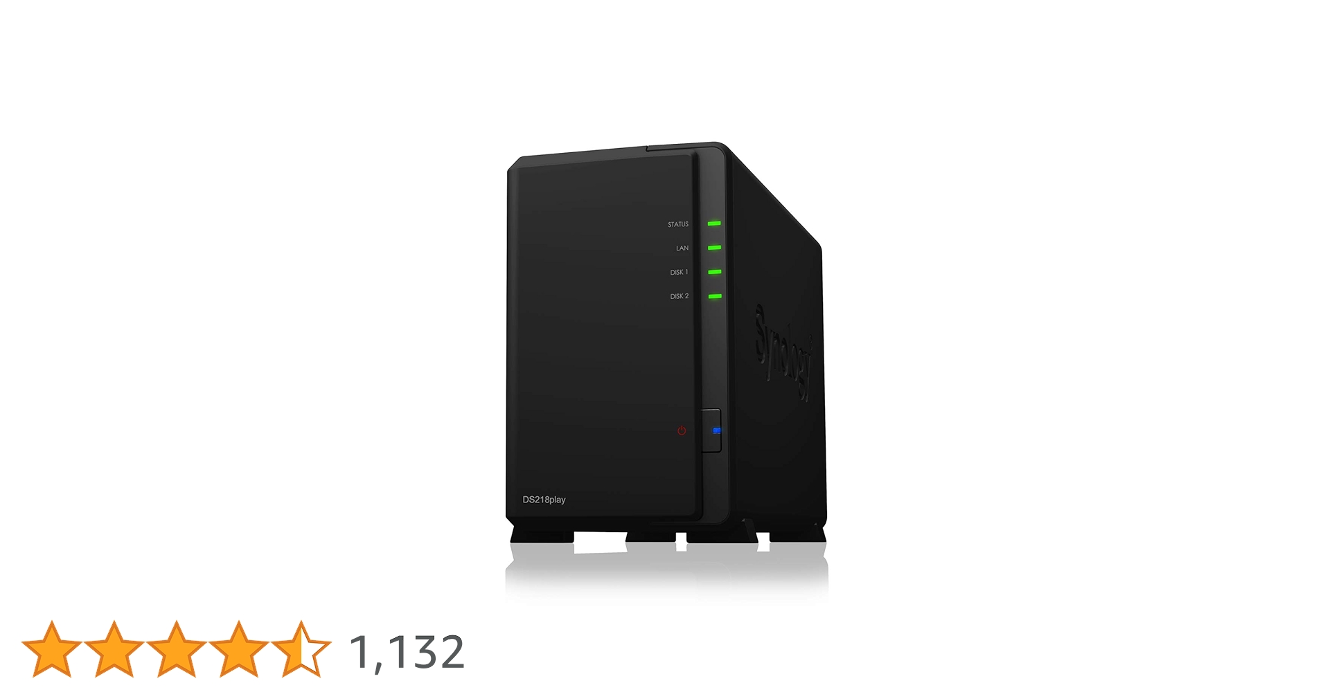 Synology DS218play NAS + 8TB HDD 2台 Synology DS218play NAS + 8TB HDD 2台 Synology DS218play NAS