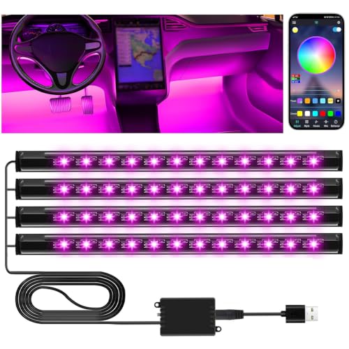 Winzwon Accessoire Voiture Interieur Femme Homme, LED Voiture Interieur, Accessoire Voiture Lampe,...