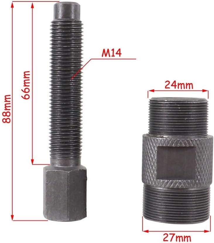 Stator Rotor Tool Flywheel Puller Removal Extractor Motorcross Kit Fit For Kawasaki Suzuki Honda Yamaha 27mm 24mm