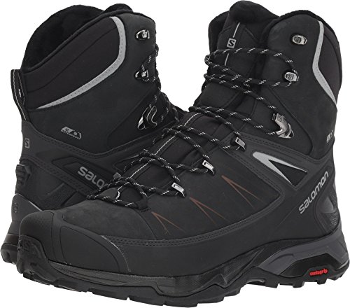 Salomon X Ultra Winter Climasalomon™ Waterproof 2 (wasserdicht) Herren Trekking- & Wanderschuhe, Schwarz (Black/Phantom/Monument), 40 EU