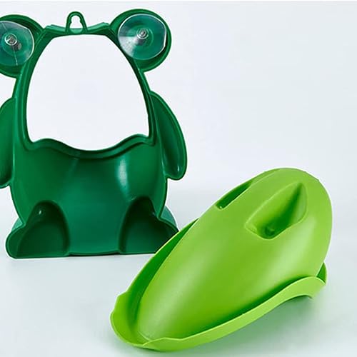 Miniatura 9 de Little Pee Trainer - Orinario de entrenamiento para orinar con divertido apunta, entrenador de orina para el baño, entrenamiento de baño (verde)