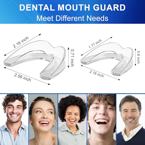 Mouth Guard for Sleeping, Teeth Grinding Mouthguards for Sleeping, Mouth Guard for Grinding Teeth at Night, Night Guards for Teeth Grinding for Adults (4 Pack) - Image 5