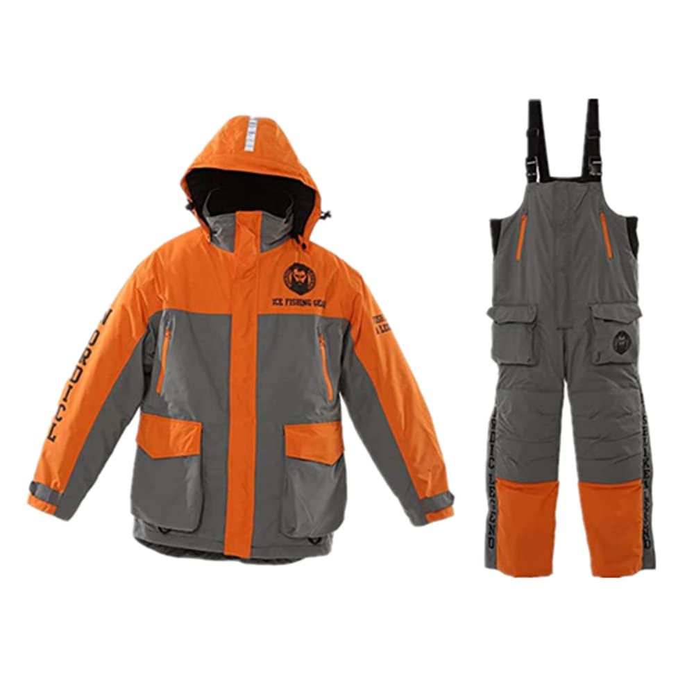 Aurora Series Ice Fishing Suit, Insulated Bibs and Jacket, Waterproof