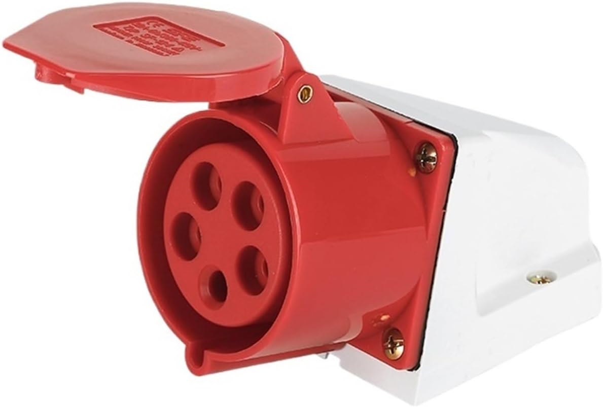 32A aviation industry exposed socket SF-123 124 125 waterproof non-explosion-proof IP44 (Size : 3 core 32A SF 123)