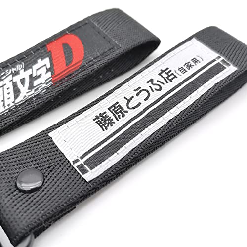 Image of Keychain 1PCS Car Motorcycle key chain nylon embroidery racing JDM style tags decoration