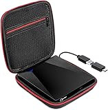 Gotega External DVD Drive USB 3.0 Type C with Storage Case External CD DVD Drive for Laptop Portable DVD/CD ROM +/-RW Drive Burner Rewriter for Windows, Mac, Linux Laptop Desktop, MacBook