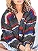 Produktbild TEBAISE Strickjacken Damen Patchwork Grobstrick Cardigan Lose Strickcardigan Mehrfarbig Kurz Open Front Strickmantel Gestrickt Cover Up Outwear 2019 Herbst Winter Elegant Farbenfrohe Strick Outwear